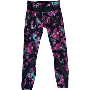 Lululemon Leggings Midnight Bloom Floral Women’s Size 4
